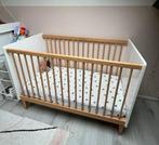 Bopita Indy ledikant 60x120 wit/naturel + matras, Ophalen, Gebruikt, Lattenbodem, Minder dan 140 cm