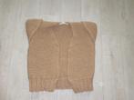bruine damesvest met korte mouwen van Mima Knitwear, maat L, Ophalen of Verzenden, Zo goed als nieuw, Maat 42/44 (L), Bruin
