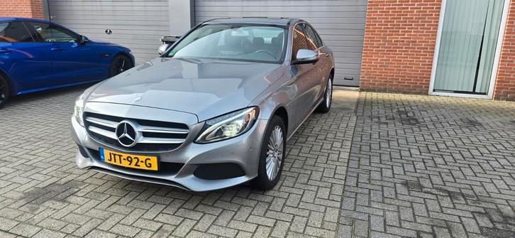 Mercedes-Benz C-Klasse 2.2 CDI C220 Sedan AUT 4M 2015 Grijs, Auto's, Mercedes-Benz, Bedrijf, C-Klasse, 4x4, ABS, Achteruitrijcamera