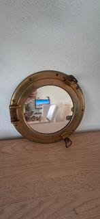 aparte spiegel, Antiek en Kunst, Ophalen, Rond, Minder dan 50 cm