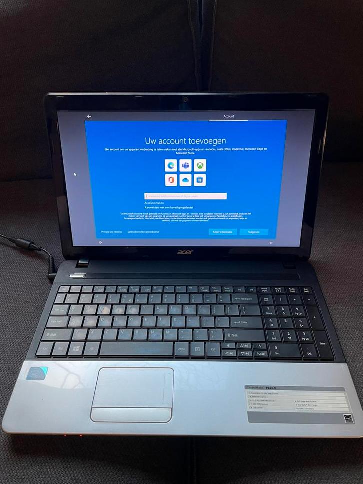 Acer Laptop TravelMate P253-E, Computers en Software, Windows Laptops, Zo goed als nieuw, 15 inch, 2 tot 3 Ghz, Ophalen of Verzenden