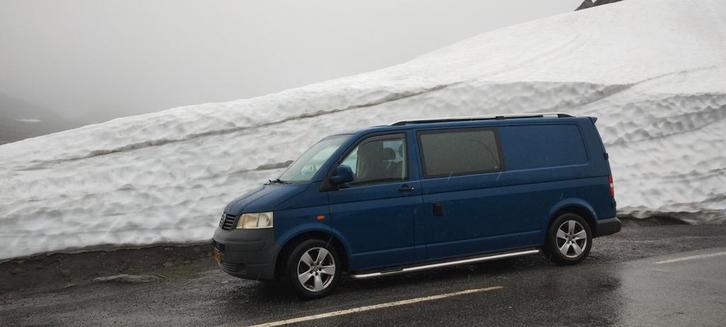 Volkswagen Transporter T5 buscamper, Caravans en Kamperen, Campers, Particulier, tot en met 2, Buscamper of Camperbus, Volkswagen