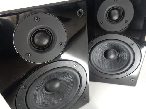 Philips DCM 713 HiFi hoogglans speakers in mooie staat., Audio, Tv en Foto, Luidsprekers, Gebruikt, Front, Rear of Stereo speakers