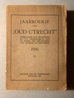 Jaarboekje Oud-Utrecht 1936, Boeken, Geschiedenis | Stad en Regio, Ophalen of Verzenden, Meerdere auteurs, 20e eeuw of later, Gelezen