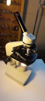euromex microscoop met accessoires, Audio, Tv en Foto, Optische apparatuur | Microscopen, Zo goed als nieuw, 400x tot 1000x, Biologische microscoop