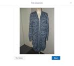 Hema blauw gemeleerd halflang vest maat S 36, 38 past ook!, Blauw, Ophalen of Verzenden, Zo goed als nieuw, Maat 36 (S)
