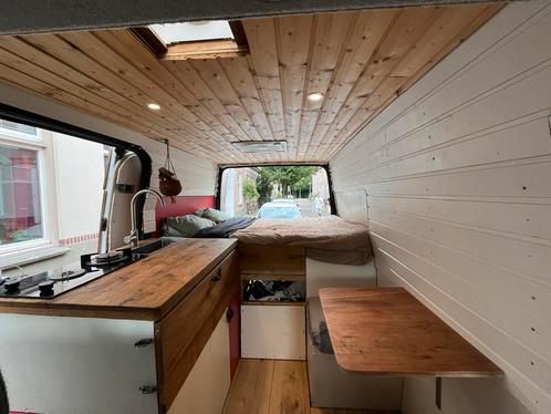Camper kenteken, Ford Transit L2H2 2.2 280M LR 4.23 2007, Caravans en Kamperen, Campers, Particulier, tot en met 2, Buscamper of Camperbus