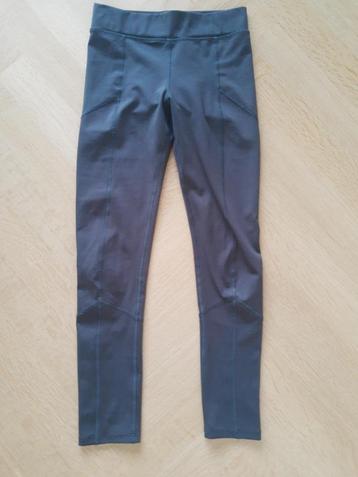 H&M sportbroek sportlegging meisje tight fit antraciet 146 beschikbaar voor biedingen