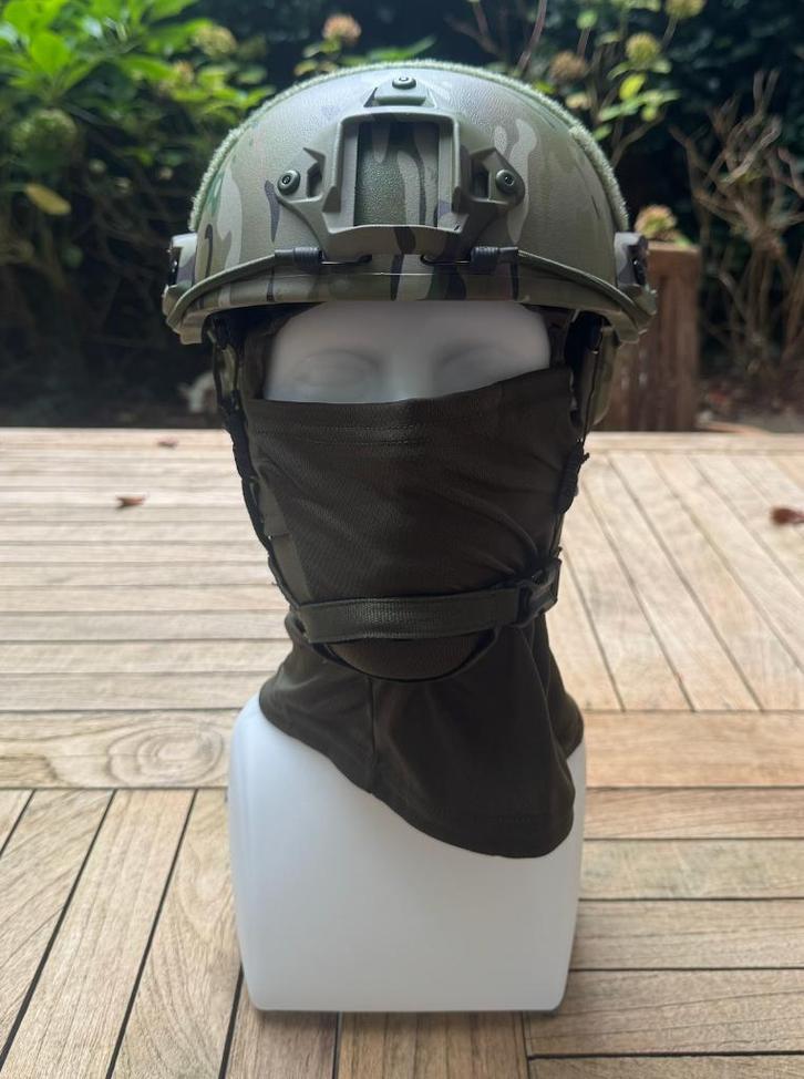 High cut Ballistic LLLA kelver tactical helmet + balaclava, Sport en Fitness, Overige Sport en Fitness, Nieuw, Ophalen of Verzenden