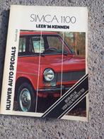 Vraagbaak SIMCA 1100 LS- TI  1970 - 1980, Ophalen of Verzenden