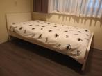 Ikea Askvoll Bed 90x200 Compleet - Zo Goed Als Nieuw!, Ophalen, 90 cm, Eenpersoons, Wit