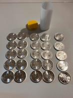 Zilveren Maple Leaf - Tube 25 stuks, Postzegels en Munten, Edelmetalen en Baren, Ophalen, Zilver
