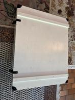 Vintage militaire witte tsjechische salontafel, Ophalen, 100 tot 150 cm, 50 tot 100 cm, Zo goed als nieuw