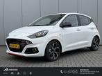 Hyundai i10 1.0 T-GDI N Line 5-zits / 90 PK / Navigatie / Ac, Auto's, Hyundai, Voorwielaandrijving, Stof, Euro 6, Wit