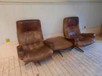 Vintage DeSede 'James Bond' relax zetels met ottoman ., Antiek en Kunst, Ophalen