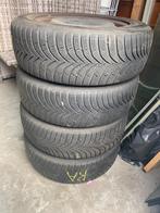 Setje 15 inch stalen velgen winterbanden 185/65R15 Hankook, Ophalen, Gebruikt, Hyundai
