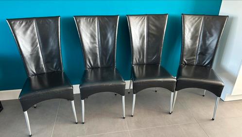 Goede kwaliteit vlinder stoelen, echt leder!, Huis en Inrichting, Stoelen, Gebruikt, Ophalen