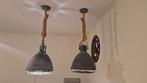 Industriële lampen 2x, Huis en Inrichting, Lampen | Hanglampen, Ophalen, Zo goed als nieuw, Minder dan 50 cm