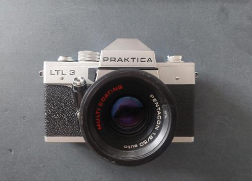 Praktica LTL 3, Pentacon auto 1.8/50, Audio, Tv en Foto, Fotocamera's Analoog, Gebruikt, Spiegelreflex, Overige Merken, Verzenden