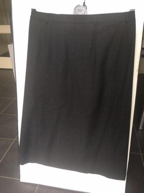 Antracietgrijze wollen rok, maat 44, Kleding | Dames, Rokken, Zo goed als nieuw, Maat 42/44 (L), Overige kleuren, Onder de knie