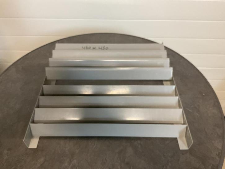 Thermagas Kantelbare Lamellen rooster muis grijs, Doe-het-zelf en Verbouw, Ventilatie en Afzuiging, Nieuw, Ventilator en Afzuiger