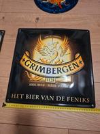 Grimbergen Reclamebord - Het Bier van de Feniks, Ophalen of Verzenden, Gebruikt