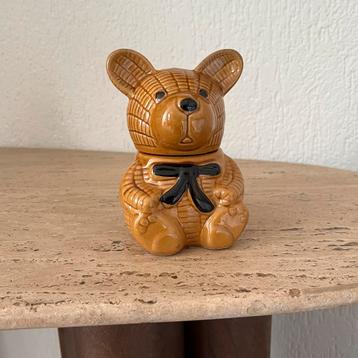 Keramische vintage honingpot beer beschikbaar voor biedingen