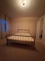 Ledikant in aluminium, Huis en Inrichting, Slaapkamer | Bedden, Tweepersoons, Ophalen of Verzenden, Zo goed als nieuw, Metaal