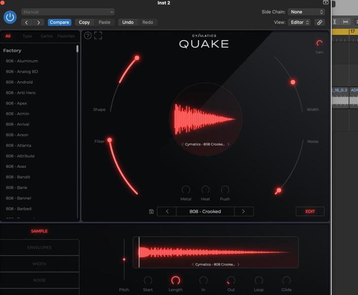 Cymatics Quake Bass Plugin  (MAC  & WIN ), Computers en Software, Audio-software, Nieuw, MacOS, Windows, Ophalen