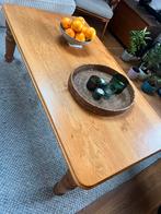 Houten salontafel met lades, Huis en Inrichting, Tafels | Salontafels, 100 tot 150 cm, Zo goed als nieuw, Minder dan 50 cm, Rechthoekig