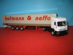 Hofmann & Neffe  IVECO met oplegger  Herpa/AWM, Hobby en Vrije tijd, Modelauto's | 1:87, Ophalen of Verzenden, Zo goed als nieuw