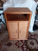 Rieten kastje 42 x 54 en 80 cm hoog., Huis en Inrichting, Kasten | Dressoirs, Ophalen, Zo goed als nieuw, 25 tot 50 cm, 50 tot 100 cm