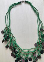 Prachtige ketting (jewellery) met bedeltjes/ vintage muntjes, Ophalen of Verzenden, Zo goed als nieuw