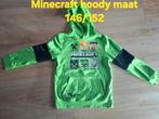 Minecraft hoody maat 146/152, Trui of Vest, Minecraft, Ophalen of Verzenden, Zo goed als nieuw