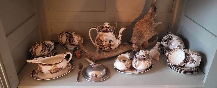 Palissy Wild Servies - Royal Worcester Group, Antiek en Kunst, Antiek | Servies compleet, Ophalen of Verzenden