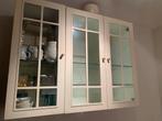 Witte keuken vitrinekast , zsm ophalen, Gebruikt, Minder dan 100 cm, 25 tot 50 cm, 50 tot 100 cm