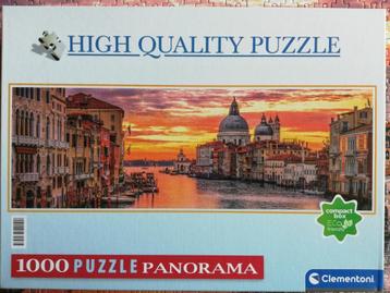 Panorama puzzel 1000 stukjes: The Grand Canal, Venice beschikbaar voor biedingen