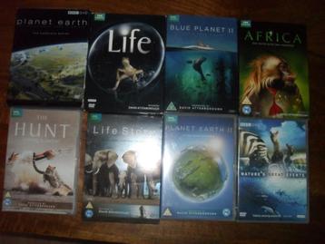 DVD'S SIR DAVID ATTENBOROUGH-NARRATOR. beschikbaar voor biedingen
