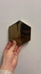 25 Gouden Hexagon Wandtegels - 10.8cm, Ophalen of Verzenden, Minder dan 5 m², Wandtegels, Keramiek
