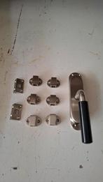 Wijntjes espagnolet beslag, Ophalen, Nieuw, Rvs