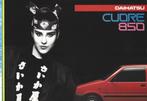 Folder Daihatsu Cuore 850 1986, Ophalen of Verzenden, Gelezen, Overige merken