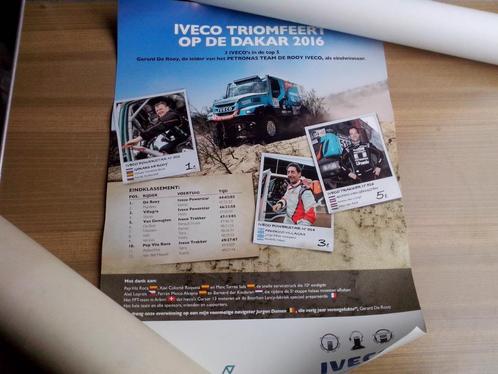 2 Dakar posters: DAF de Rooy Turbotwin, 55 Rally + Powerstar, Verzamelen, Automerken, Motoren en Formule 1, Zo goed als nieuw