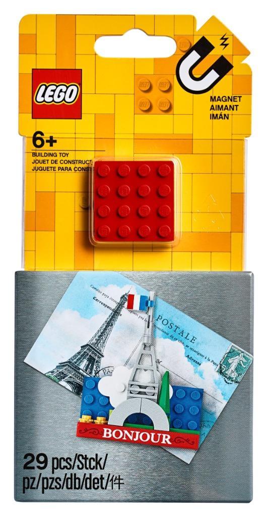 854011 - Gear: Eiffel Tower Magnet, Kinderen en Baby's, Speelgoed | Duplo en Lego, Nieuw, Lego, Complete set, Verzenden