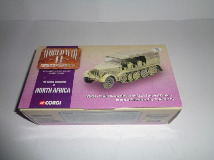 Corgi SdKfz7 Kraus Maffei SemiTrack Personnel Carrier in Box, Verzamelen, Militaria | Algemeen, Landmacht, Overige typen, Overige gebieden