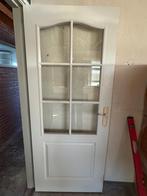 3 Houten Binnendeuren met afwerking incl., Doe-het-zelf en Verbouw, Deuren en Horren, Ophalen, Gebruikt, 80 tot 100 cm, Binnendeur