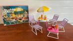 Barbie tuin speelset. Mattel.0804., Ophalen of Verzenden, Zo goed als nieuw, Poppenhuis
