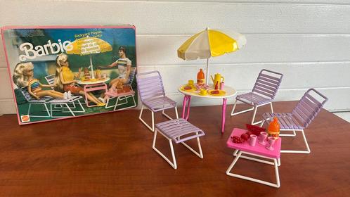 Barbie tuin speelset. Mattel.0804., Verzamelen, Poppenhuizen en Toebehoren, Zo goed als nieuw, Poppenhuis, Ophalen of Verzenden