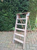 Vintage houten trap, Doe-het-zelf en Verbouw, Ladders en Trappen, Ophalen, Gebruikt, Minder dan 2 meter