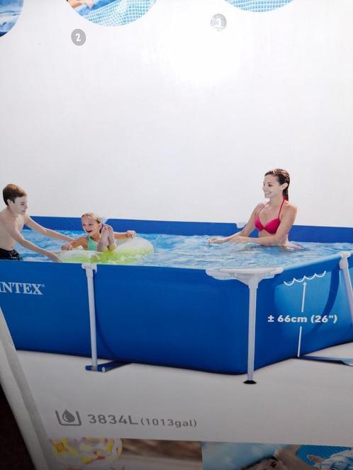 Intex Tuinzwembad 2 x 3 m met frame., Tuin en Terras, Zwembad-toebehoren, Zo goed als nieuw, Overige typen, Ophalen