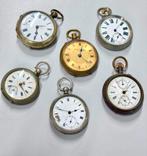 6X vintage antiek zakhorloge pocket watch zak-horloge vtg, Antiek en Kunst, Antiek | Klokken, Ophalen of Verzenden